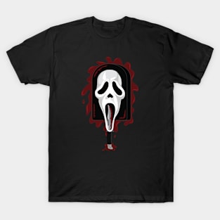 Horror Pop Ghostface Front Print T-Shirt